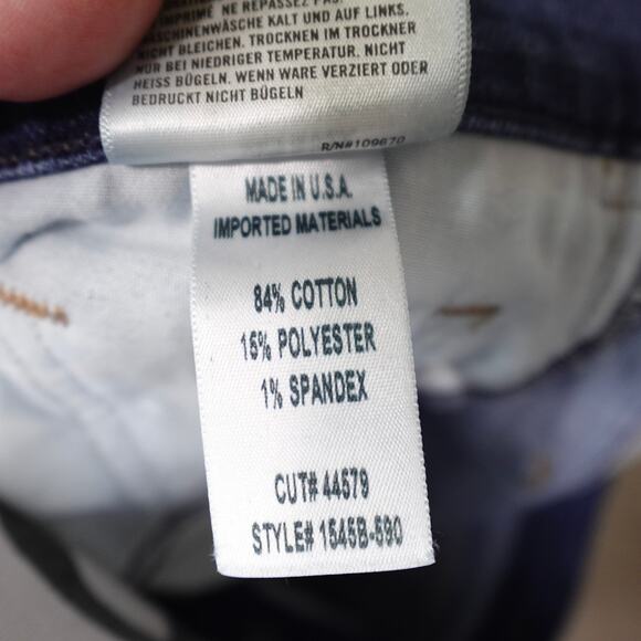 Citizens of Humanity Emerson Slim Boyfriend Jeans Sz 32 Crusade Wash Blue Denim - Picture 14 of 16